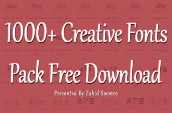 1000+ Creative Fonts