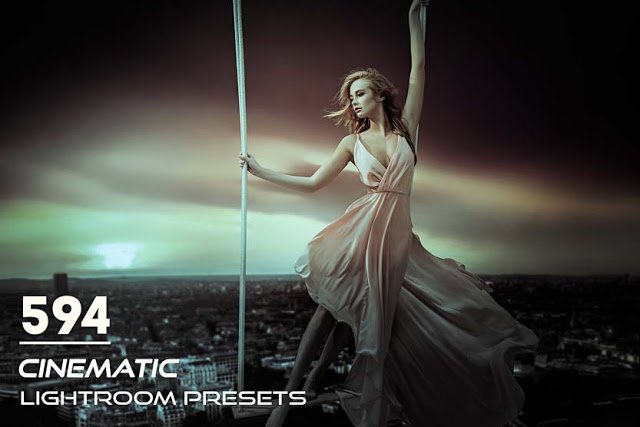 594 Cinematic Lightroom Presets Pack