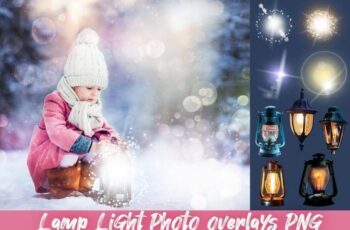 Lamp Light Photo Overlays