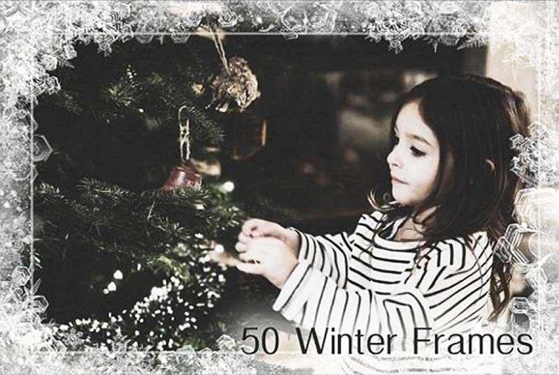 50 Winter Photo Frames
