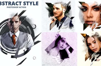 Abstract Style Photoshop Action
