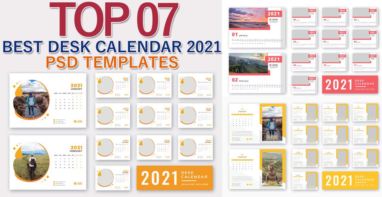 Best Desk Calendar 2021 PSD Templates