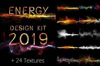 Download Energy Design Kit Abstract Wave Alphabet Pack
