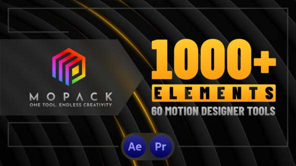 MoPack V1.1 - 1000+ Motion Graphics Element Pack For AE & Premiere Pro