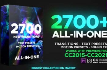 2700 All-in-One Professional Transitions V12 For Premiere Pro