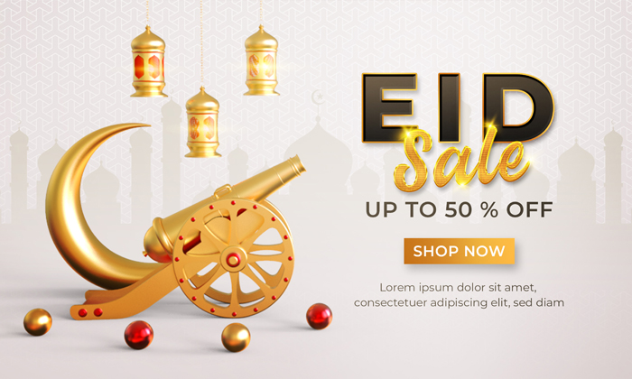 Eid Sale Banner Template
