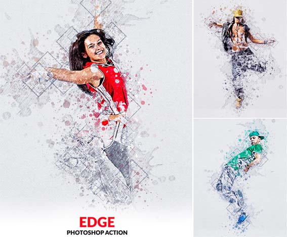 Edge Photoshop Action 20611575