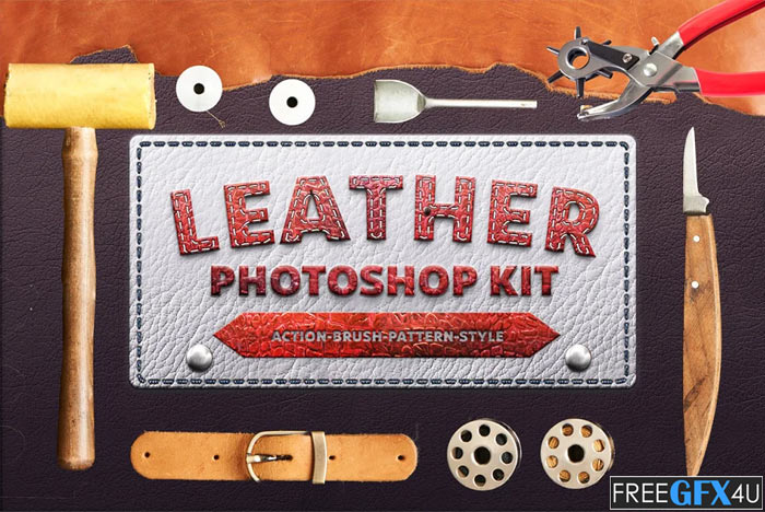 Photoshop Leather Kit