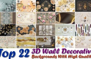 Top 22 3D Wall Decorative Backgrounds With High Quality