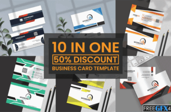 10-in-One Creative Business Card Design PSD Templates