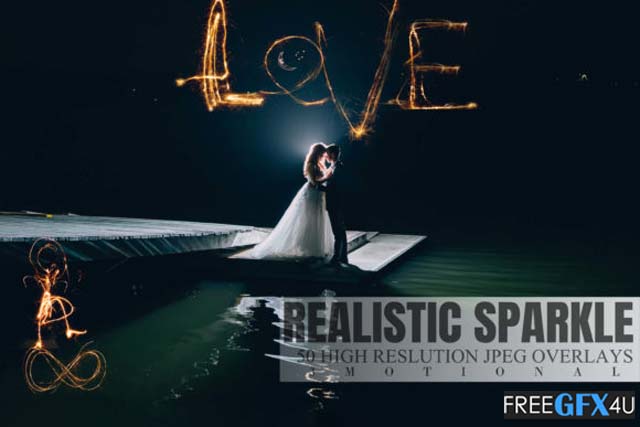 50 Happy Realistic Sparkle Overlays