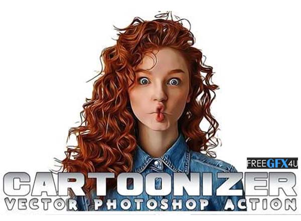 Cartoonizer Photoshop Action