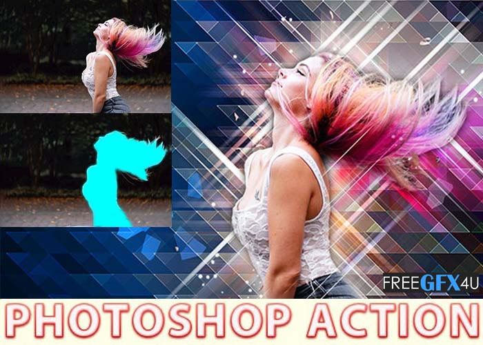Low Poly Art Photoshop Action Free Download