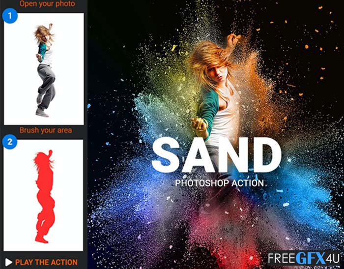Sand Photoshop Action