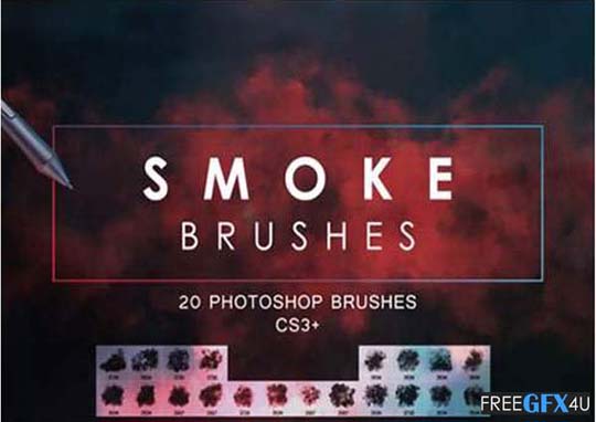 20 Smoke Photoshop Brushes Free Download