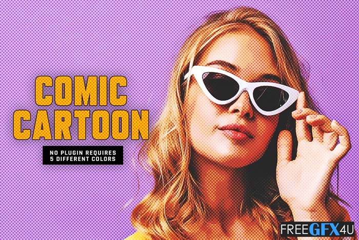 Free Download Cartoon Comic Book Effect