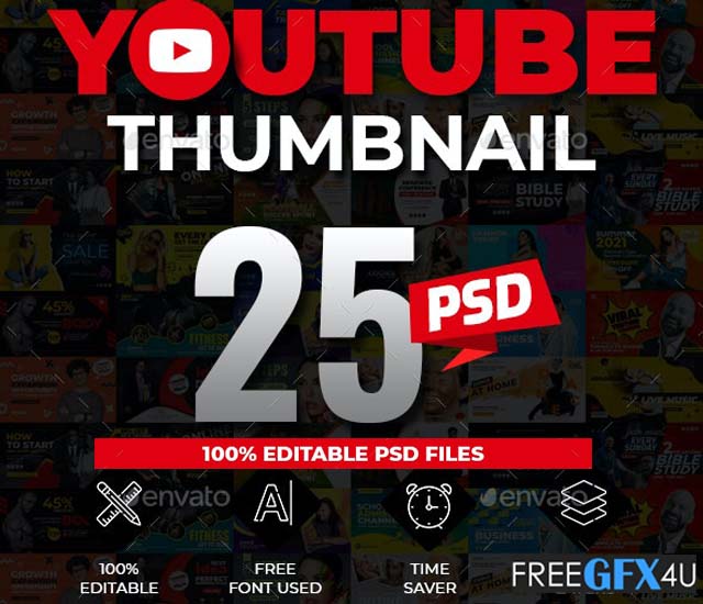 Download 25 Youtube Thumbnail Templates (1)