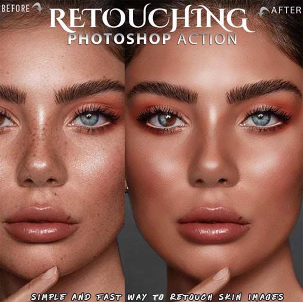 Free Download Skin Retouch Photoshop Action