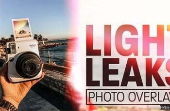 15 Light Leaks Photo Overlays Free Download