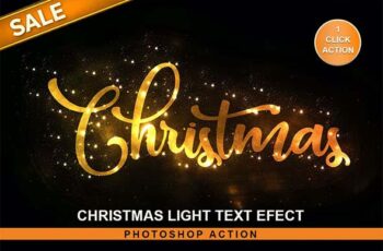 Graphicriver - Christmas Text Effect Photoshop Action 22681467