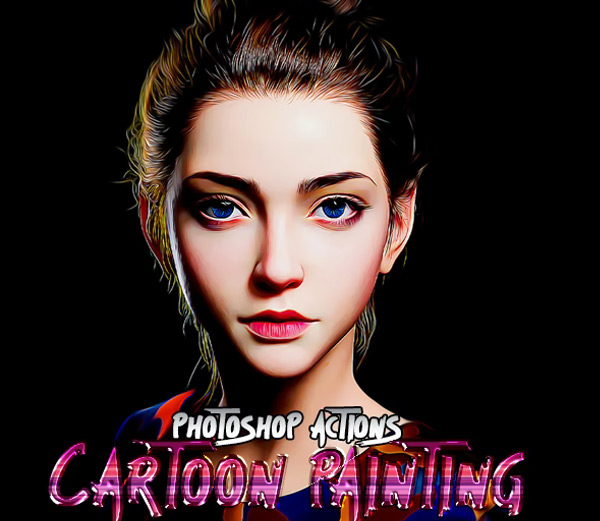 Graphicriver - Cartoon Painting Christmas Photoshop Actions