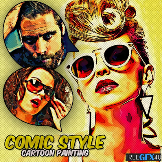 Graphicriver - Comic Style Cartoon Painting