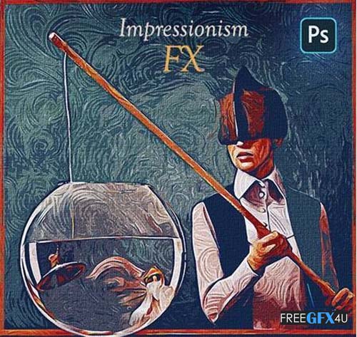 Graphicriver - Impressionism Paint FX Plugin Photoshop Add-On