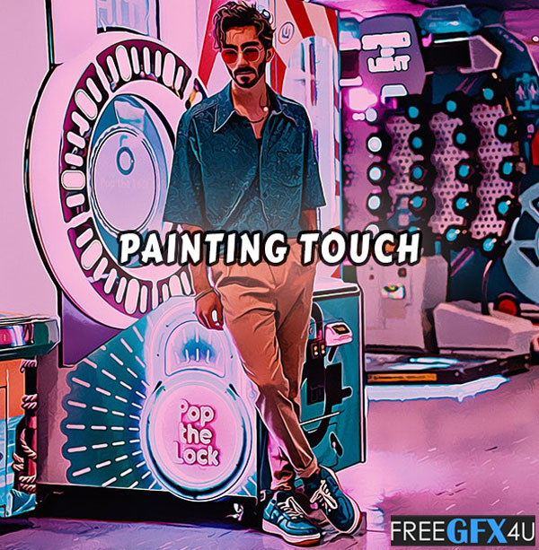 Graphicriver - Painting Touch Photoshop Action Free Download