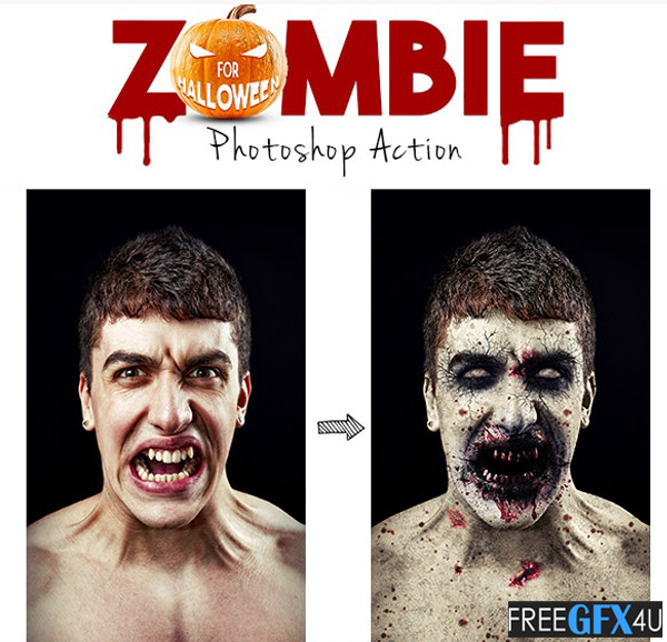 Graphicriver - Zombie Photoshop Action