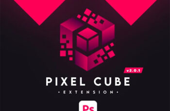 Free Download Pixel Cube Plugin v2 For Photoshop