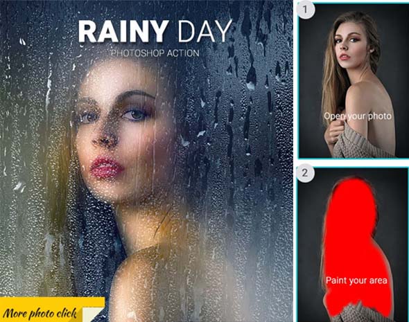 Graphicriver - Rainy Day Photoshop Action 22558924