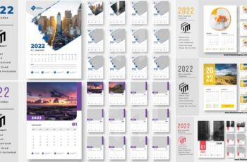 Top 10 Best Wall Calendar 2022 Design PSD Templates