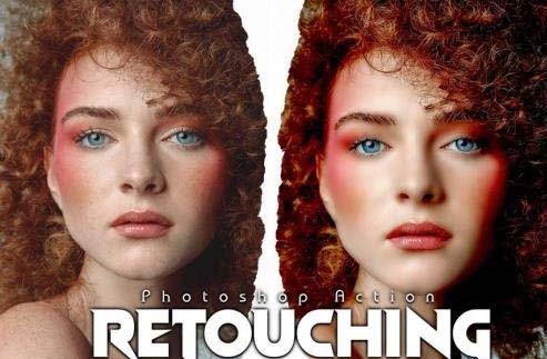 Skin Retouching Photoshop Action By Freepsactions