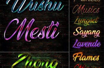 Graphicriver - 11 Photoshop Text Effect Styles