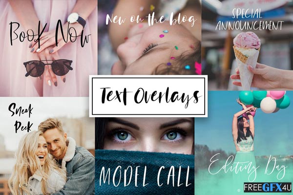 CreativeMarket - Digital Word Overlays 2350217