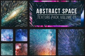 Creativemarket – Abstract Space Backgrounds Vol.01