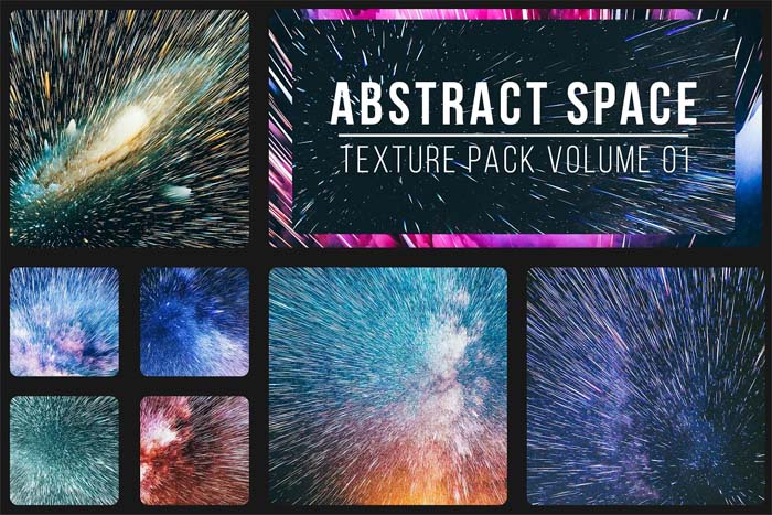 Creativemarket – Abstract Space Backgrounds Vol.01