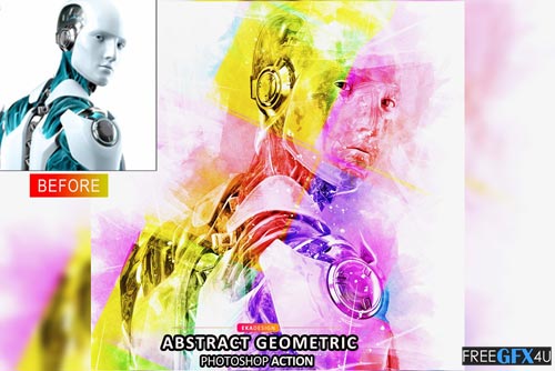 Graphicriver - Abstract Geometric Photoshop Action