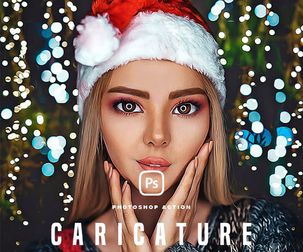 Graphicriver - Caricature Photoshop Action 35219546