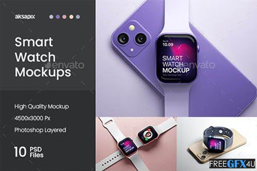 Graphicriver - Smart Watch Mockup 35370315