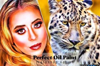 Perfect Oil Paint Photoshop Action