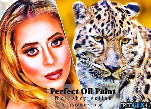 Perfect Oil Paint Photoshop Action