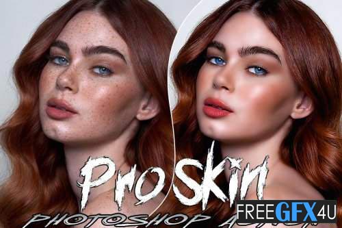 Pro Skin Portrait Photoshop Action Free Download