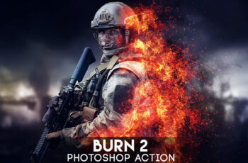Burn 2 Photoshop Action