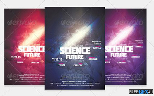 Dubstep Flyer Template Vol 7
