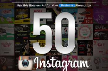 Graphicriver - 50 Instagram Template Banners