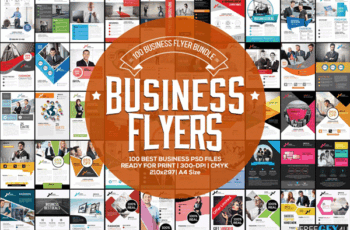 100 Fresh Business Flyers Bundle
