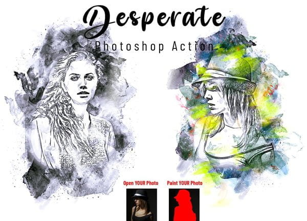 Desperate Photoshop Action