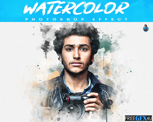 Watercolor Painting Photoshop Effect