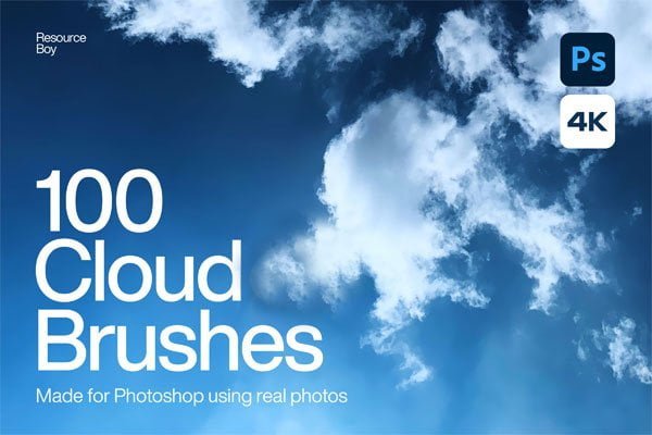 100 Cloud Brushes